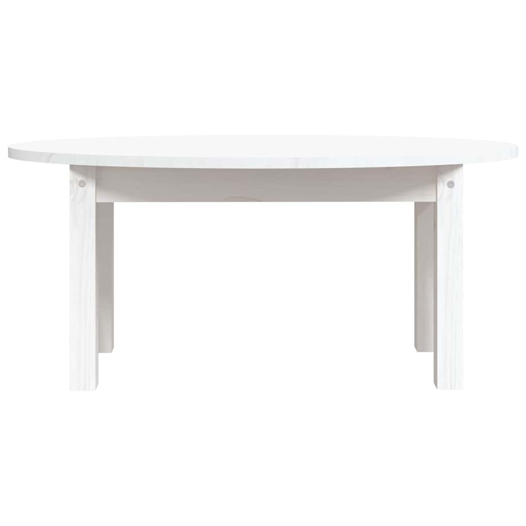 Coffee Table Solid Wood Pine grey white Solid pinewood 80 x 40 x 35 cm 110 cm