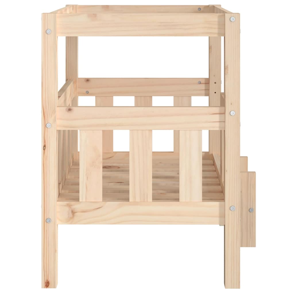 Dog Bed Solid Wood Pine