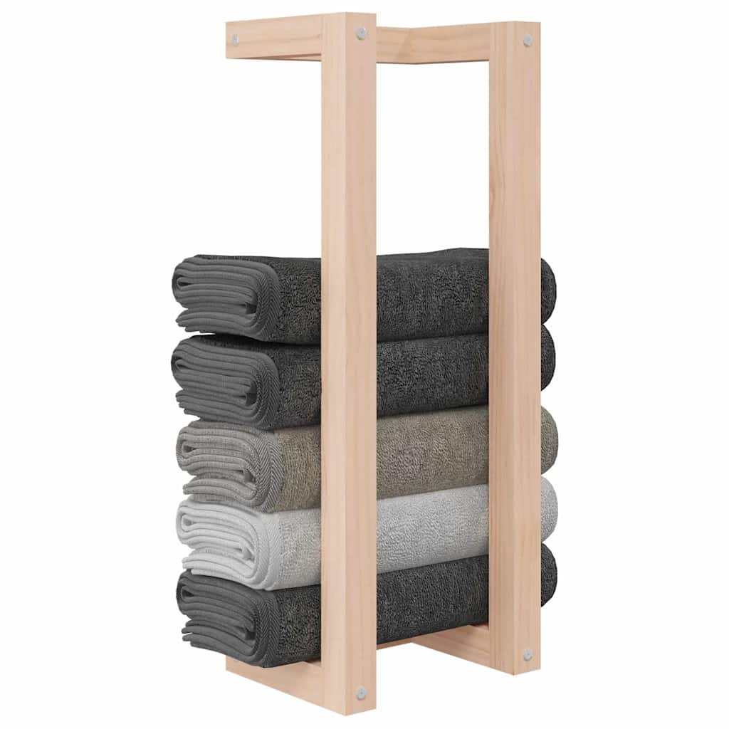 Towel Rack Solid Wood Pine Solid pinewood 23 cm x 18 cm x 110 cm