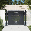 Garden Gate Anthracite Steel Tree Design