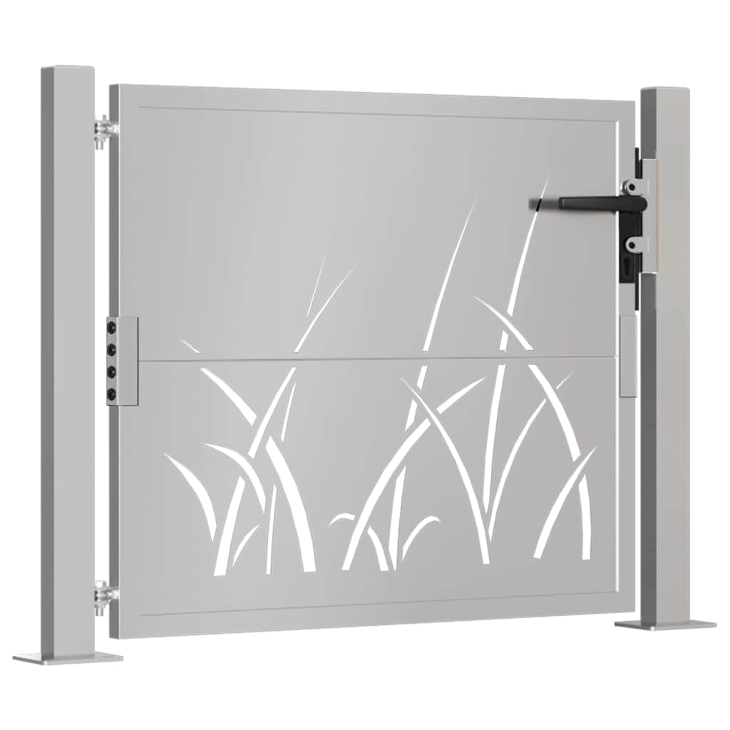 Garden Gate Corten Steel Grass Design
