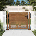 Garden Gate Corten Steel Square Design