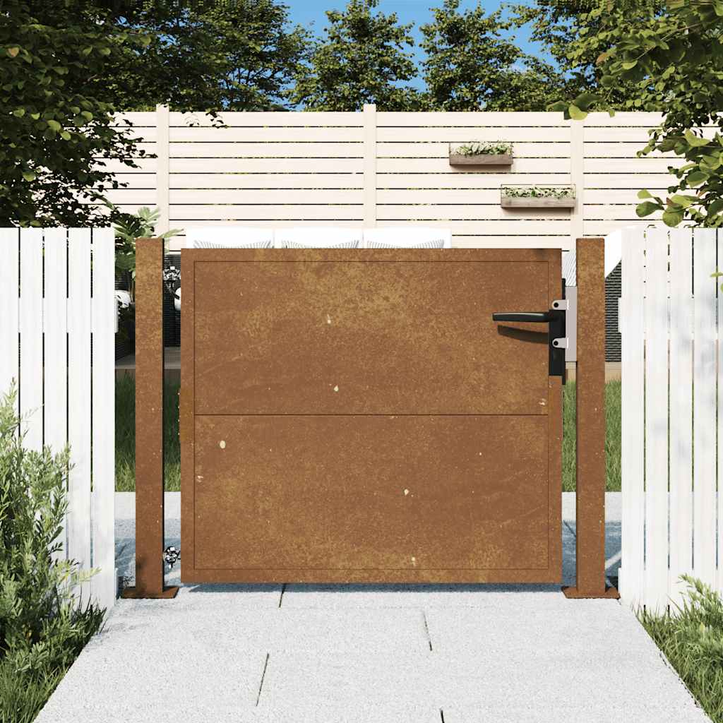 Garden Gate Corten Steel