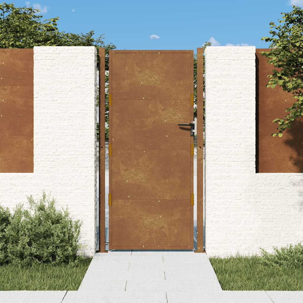 Garden Gate Corten Steel