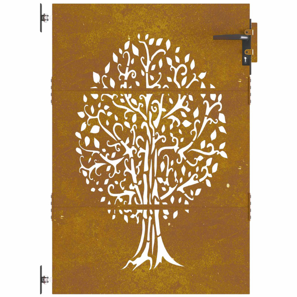 Garden Gate Corten Steel Tree Design