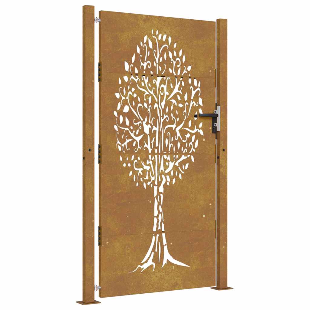 Garden Gate Corten Steel Tree Design