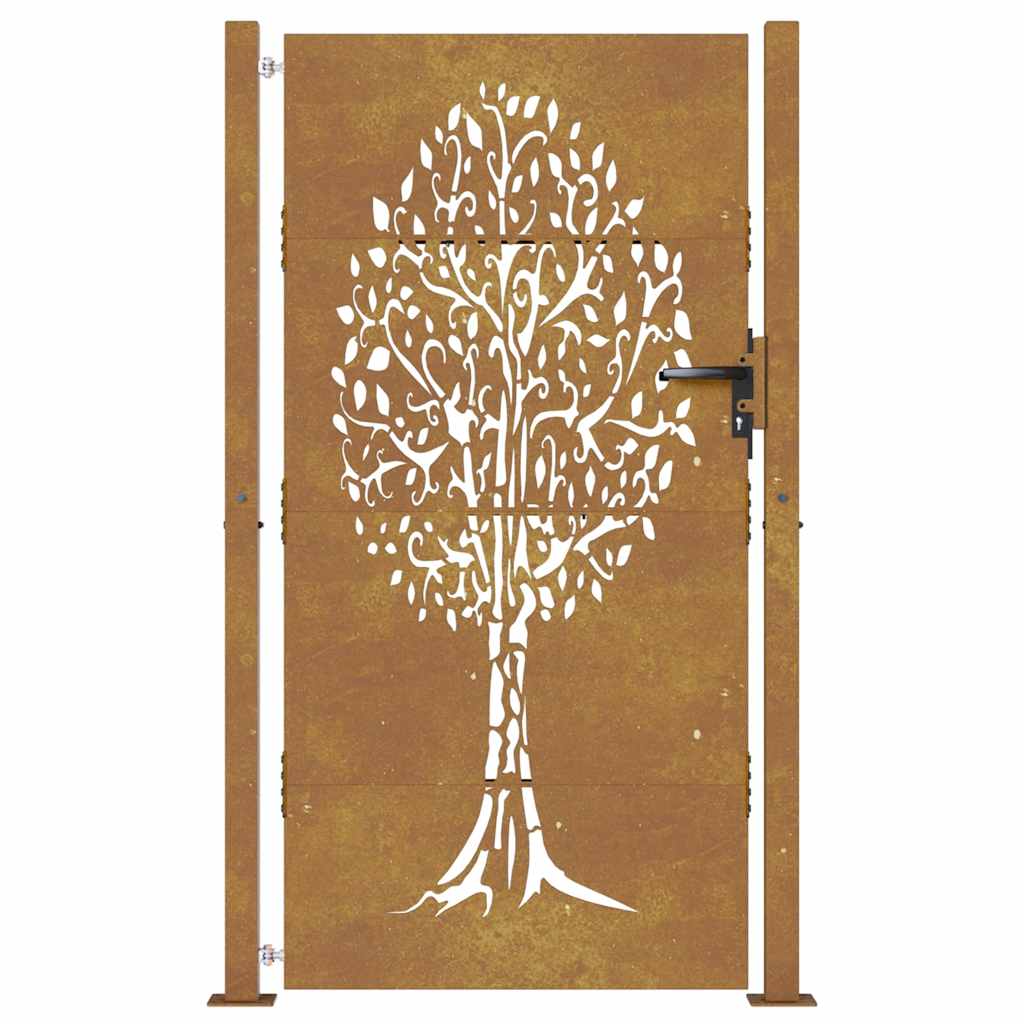 Garden Gate Corten Steel Tree Design