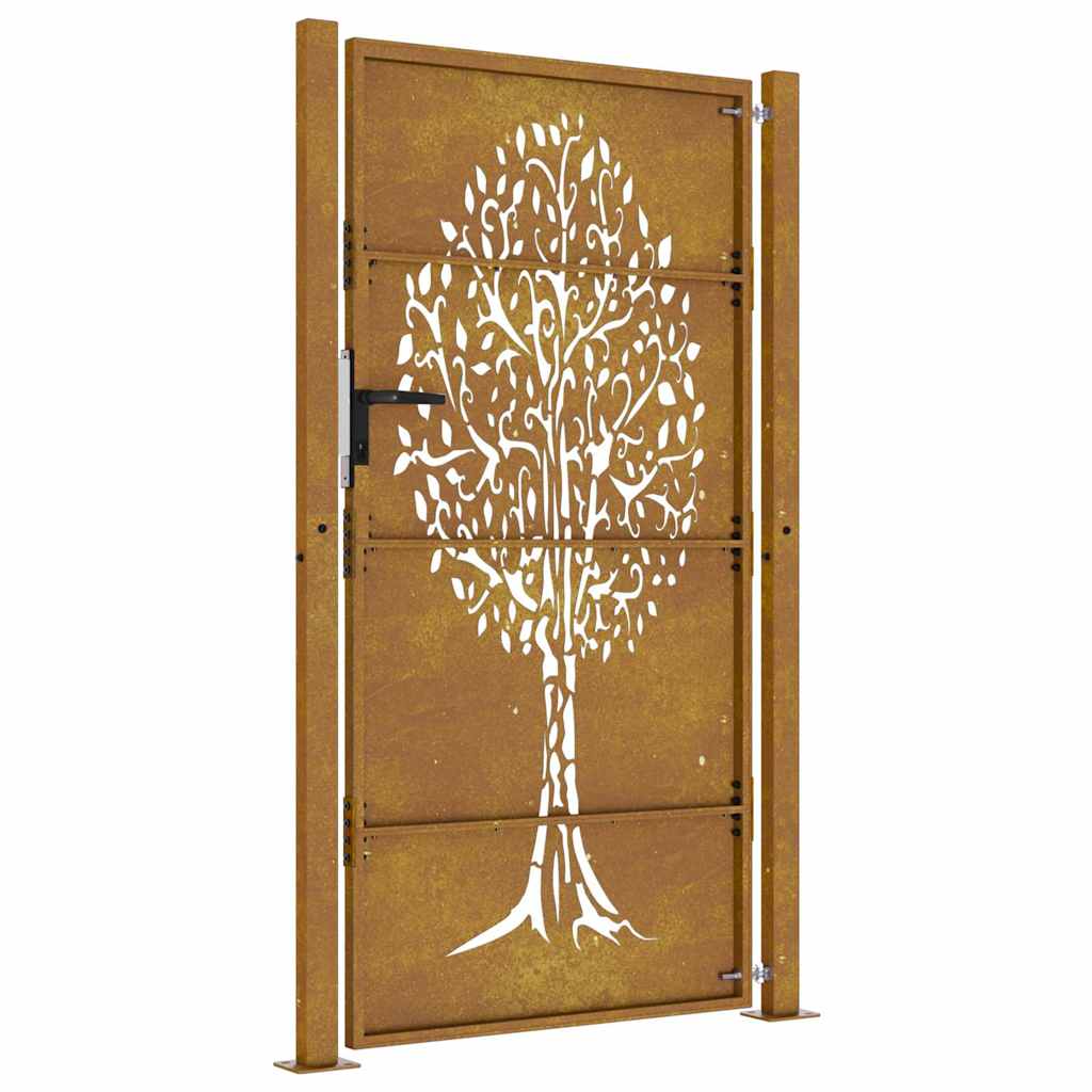 Garden Gate Corten Steel Tree Design