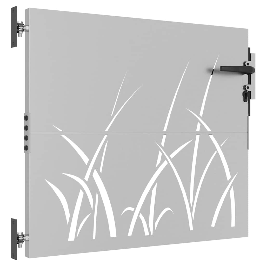 Garden Gate Corten Steel Grass Design