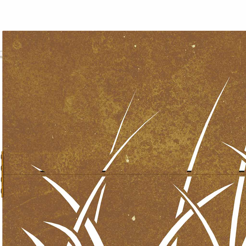 Garden Gate Corten Steel Grass Design