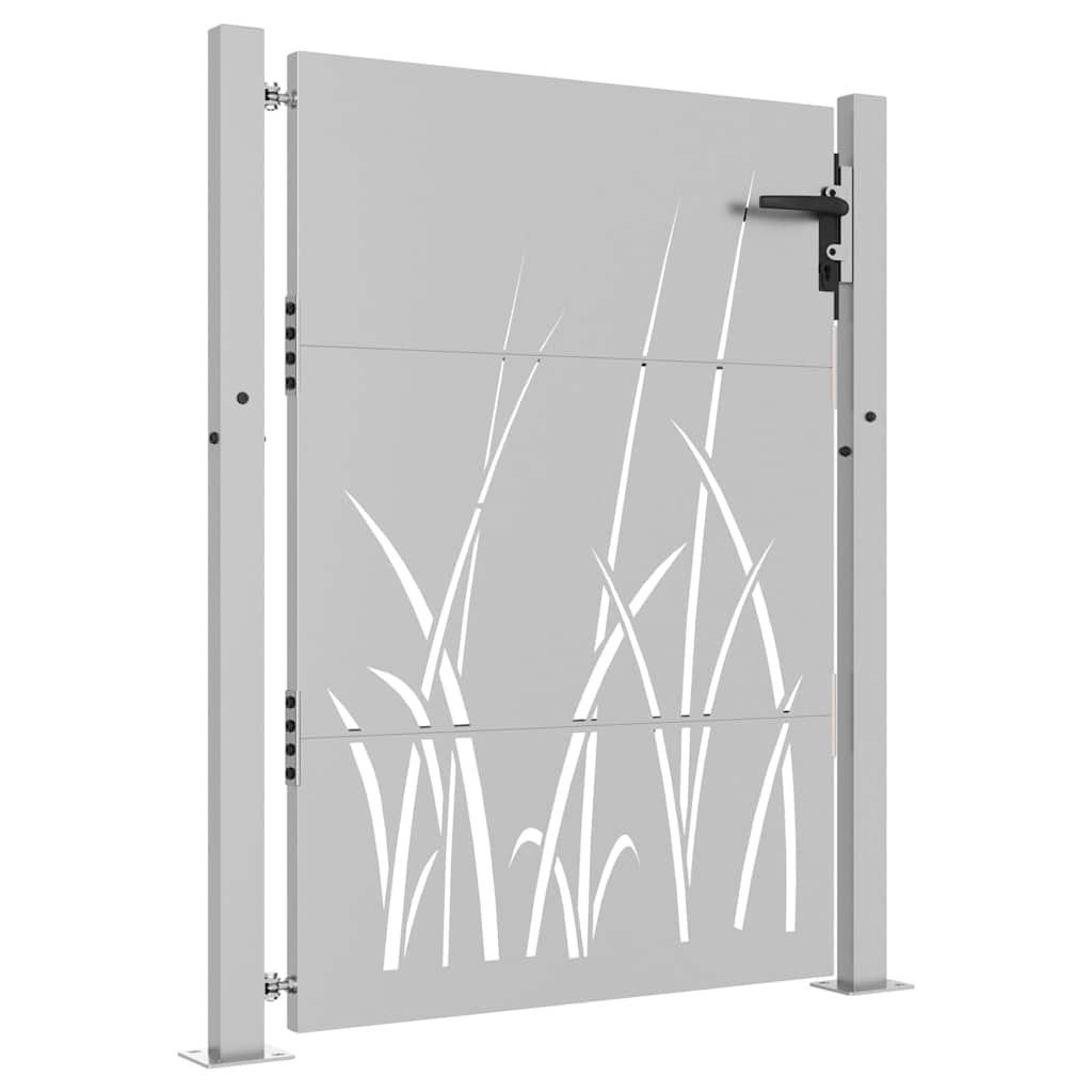 Garden Gate Corten Steel Grass Design