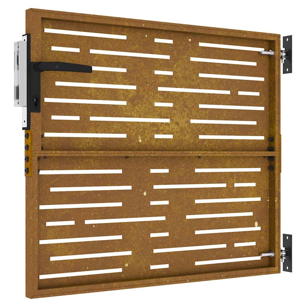 Garden Gate Corten Steel Square Design