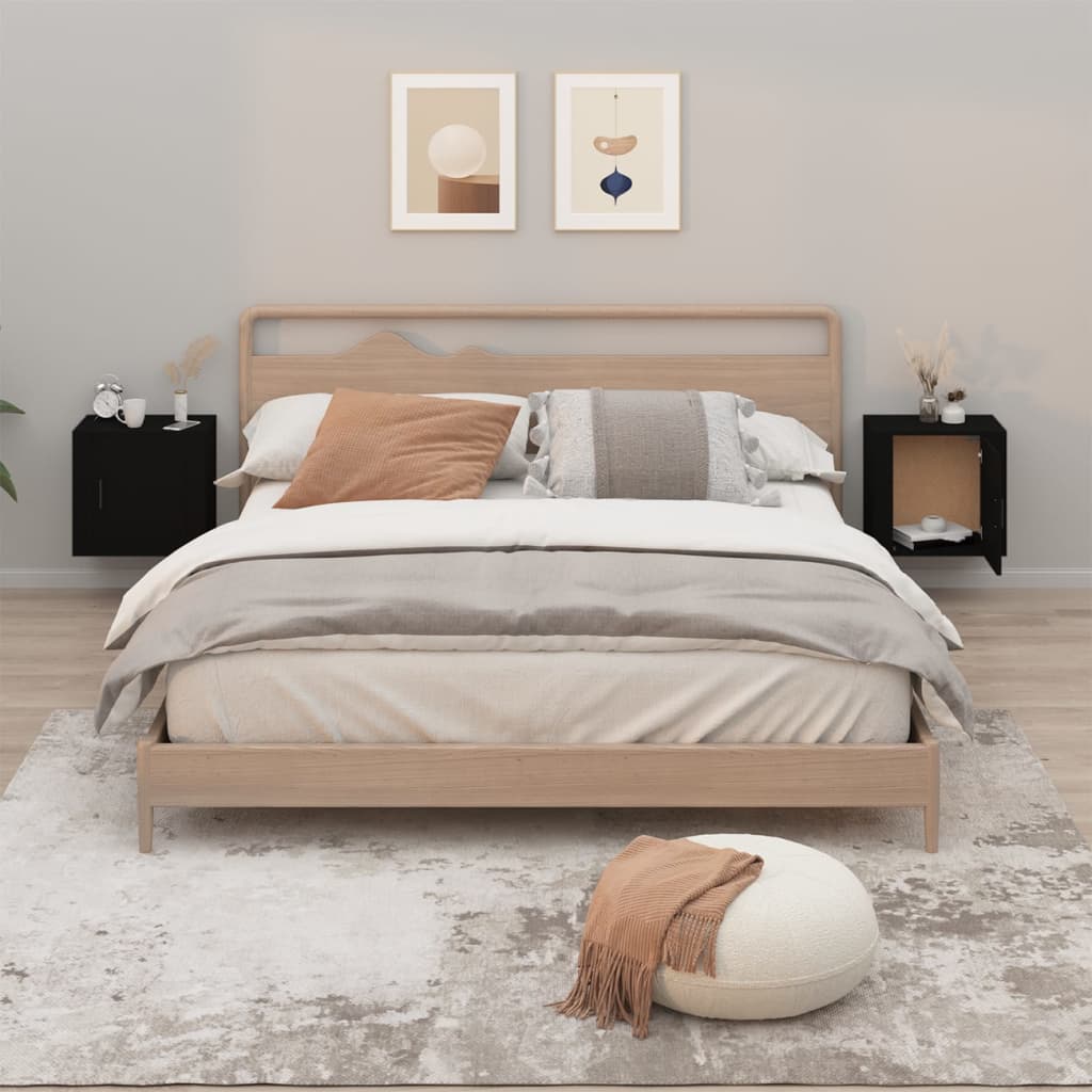 Wall-Mounted Bedside Cabinet 50X30X47 Cm