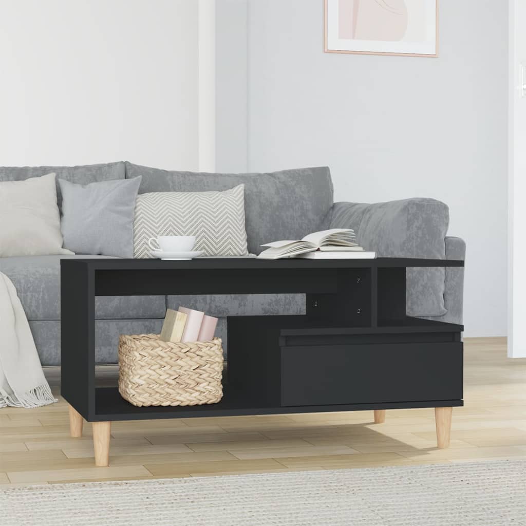 Coffee Table 90X49X45 Cm Engineered Wood
