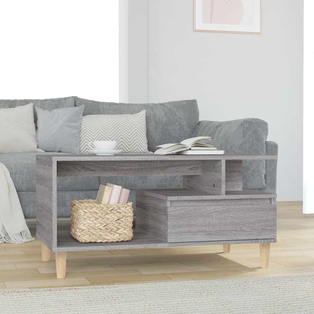 Coffee Table 90X49X45 Cm Engineered Wood