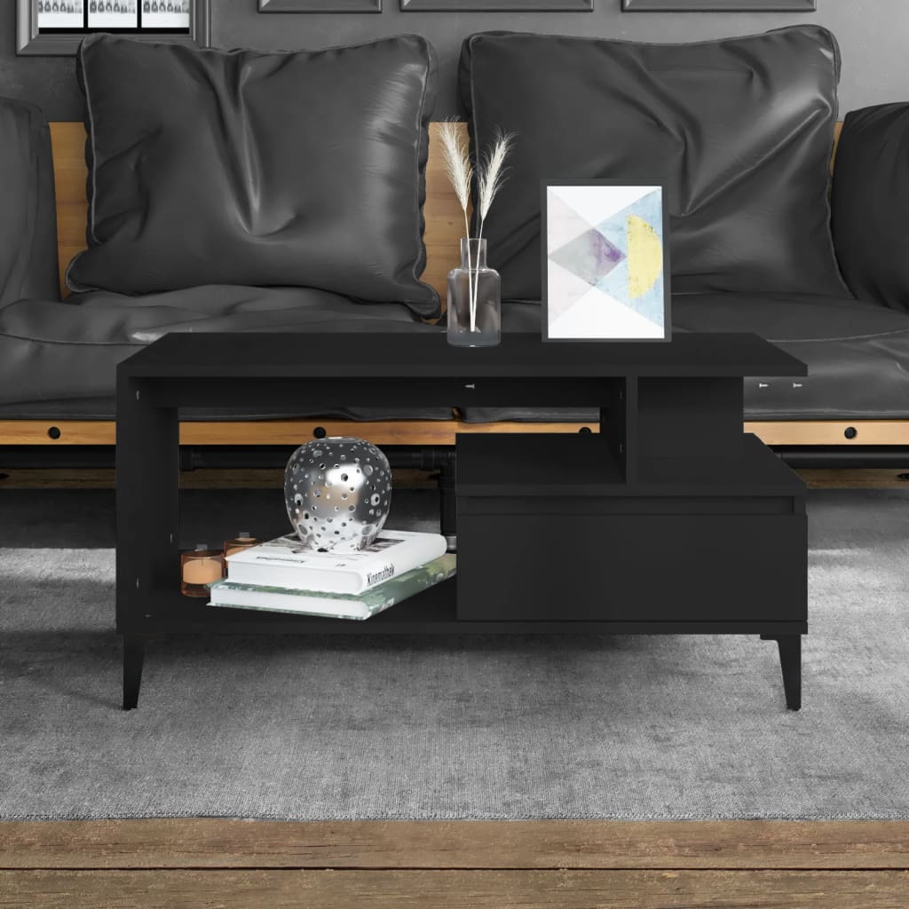 Coffee Table 90X49X45 Cm Engineered Wood