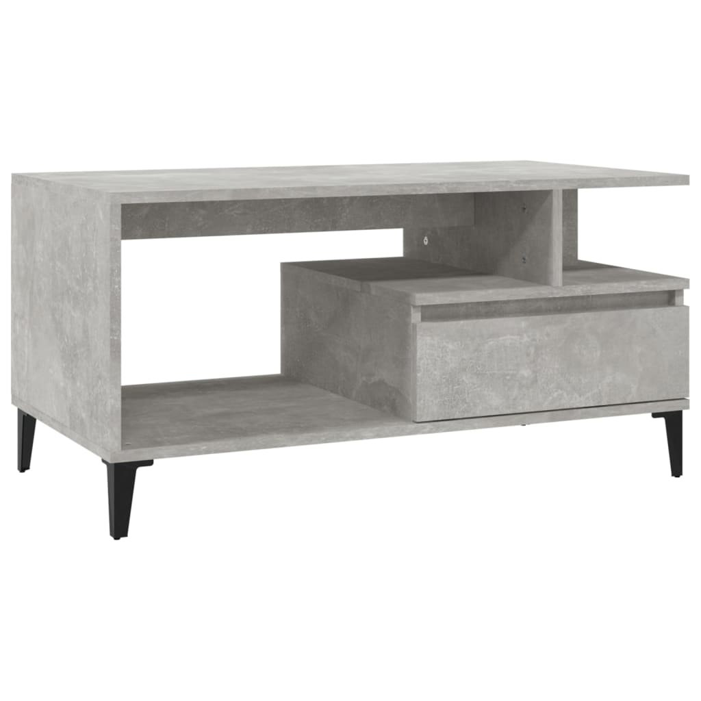 Coffee Table 90X49X45 Cm Engineered Wood