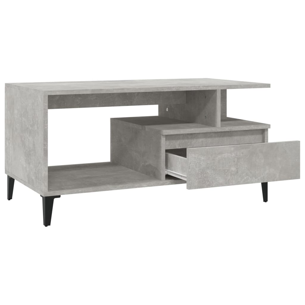 Coffee Table 90X49X45 Cm Engineered Wood
