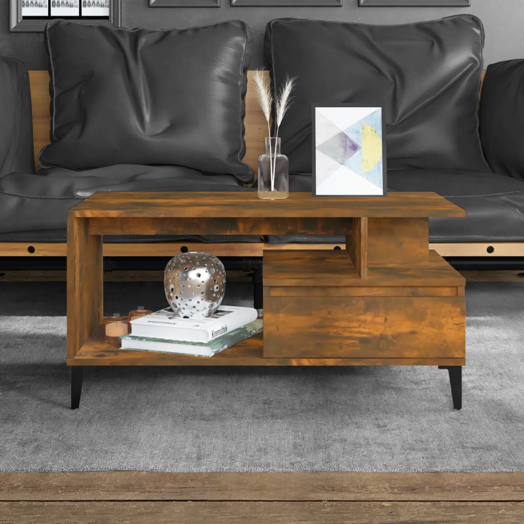 Coffee Table 90X49X45 Cm Engineered Wood