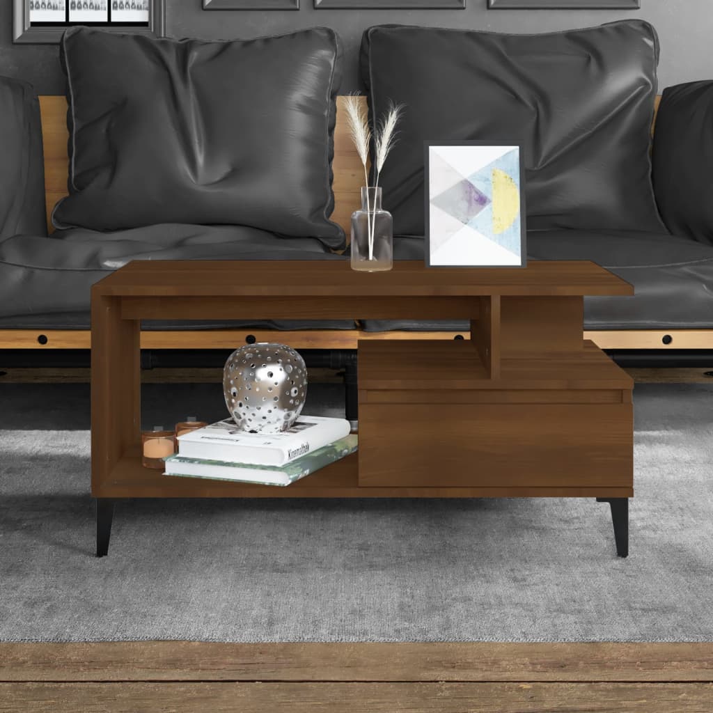 Coffee Table 90X49X45 Cm Engineered Wood