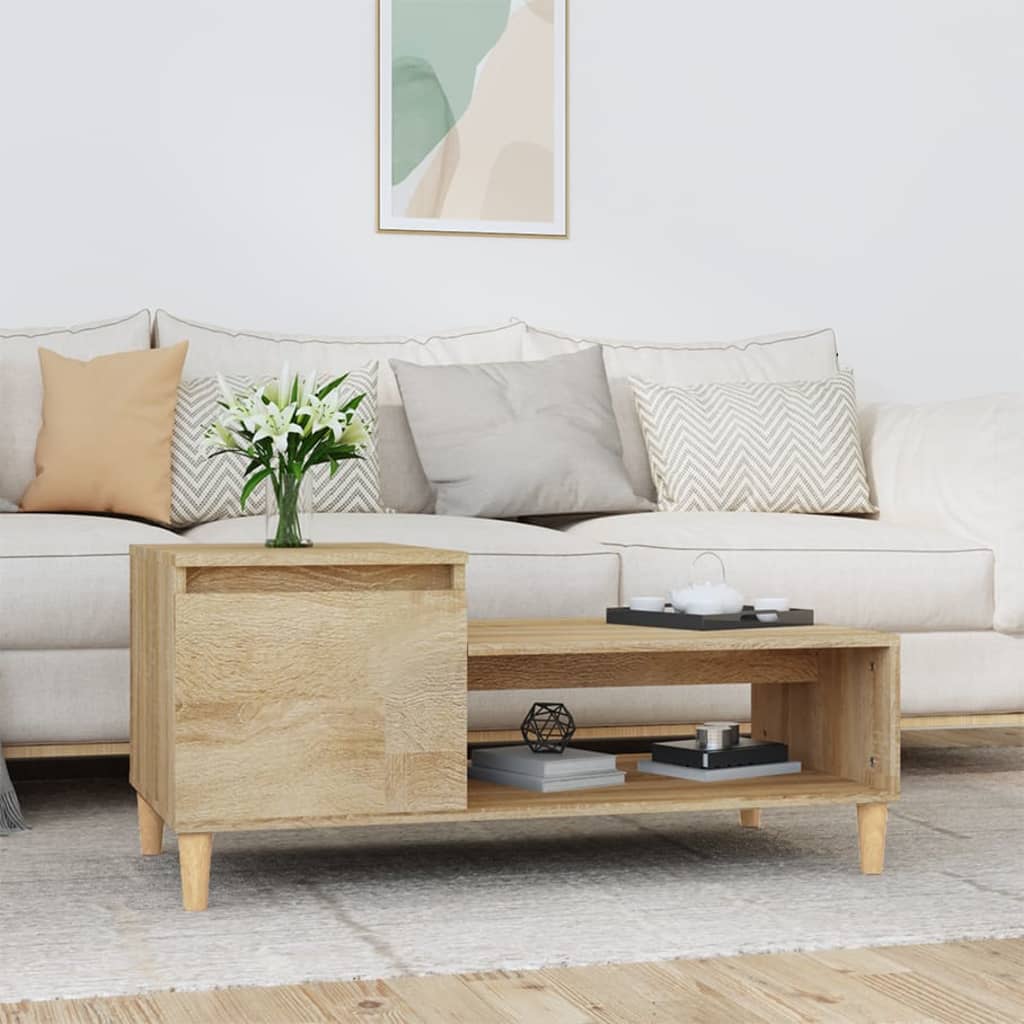 Coffee Table 100X50X45 Cm Engineered Wood