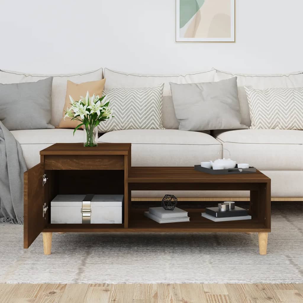 Coffee Table 100X50X45 Cm Engineered Wood