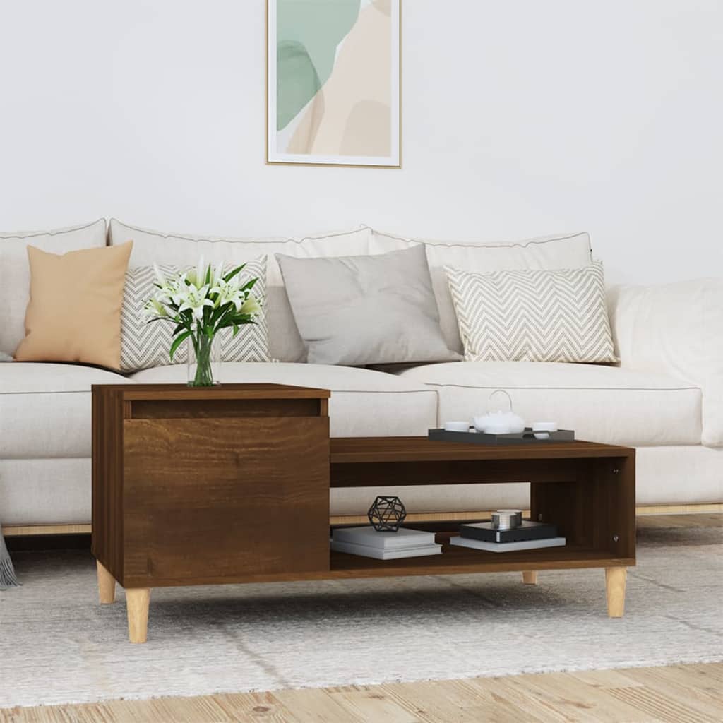 Coffee Table 100X50X45 Cm Engineered Wood