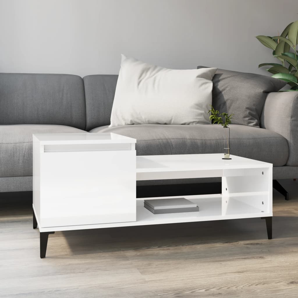 Coffee Table 100X50X45 Cm Engineered Wood