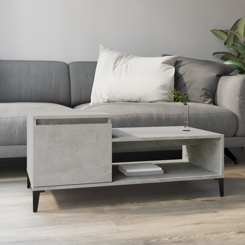 Coffee Table 100X50X45 Cm Engineered Wood