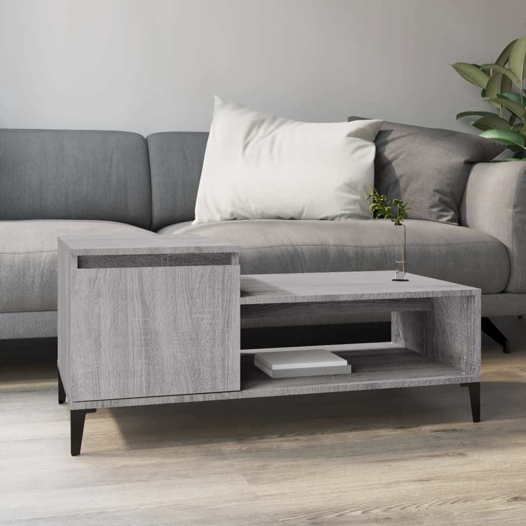 Coffee Table 100X50X45 Cm Engineered Wood
