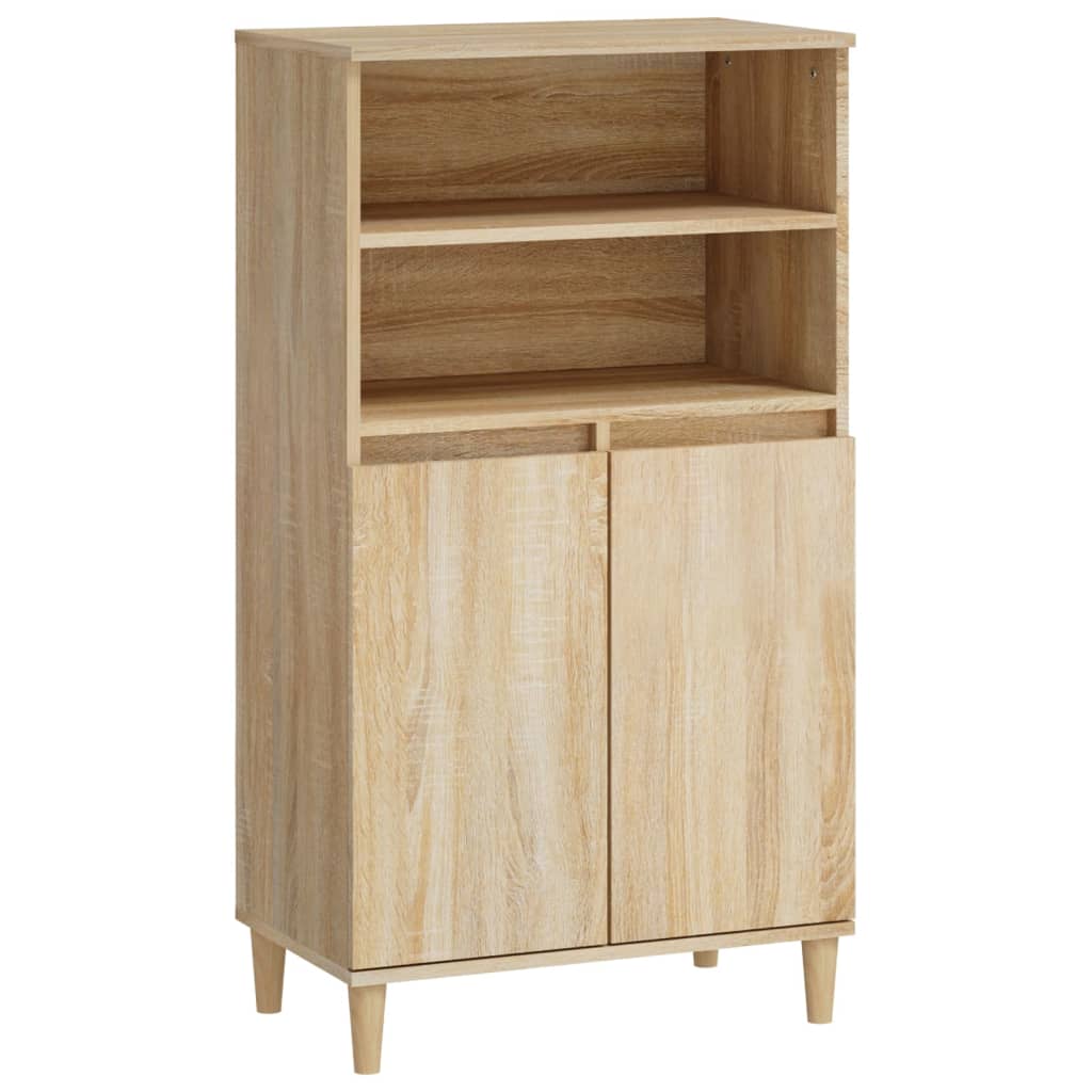Highboard 60X36X110 Cm Engineered Wood