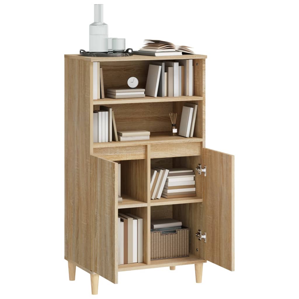 Highboard 60X36X110 Cm Engineered Wood