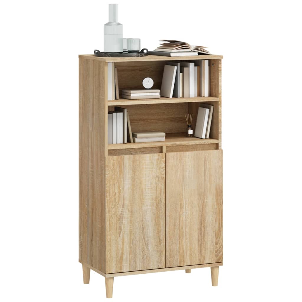 Highboard 60X36X110 Cm Engineered Wood