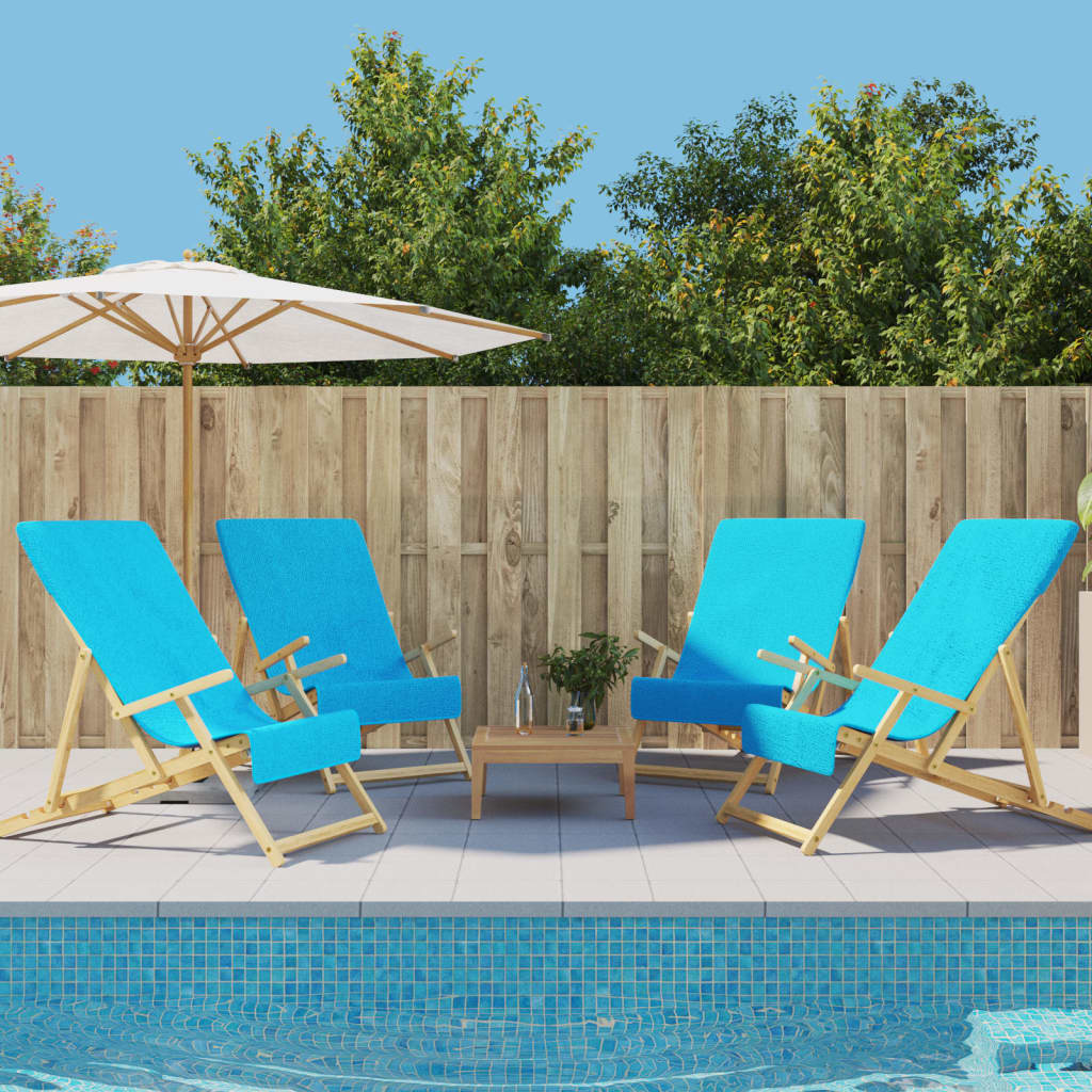 Beach Towels 2 Pcs Fabric 400 Gsm