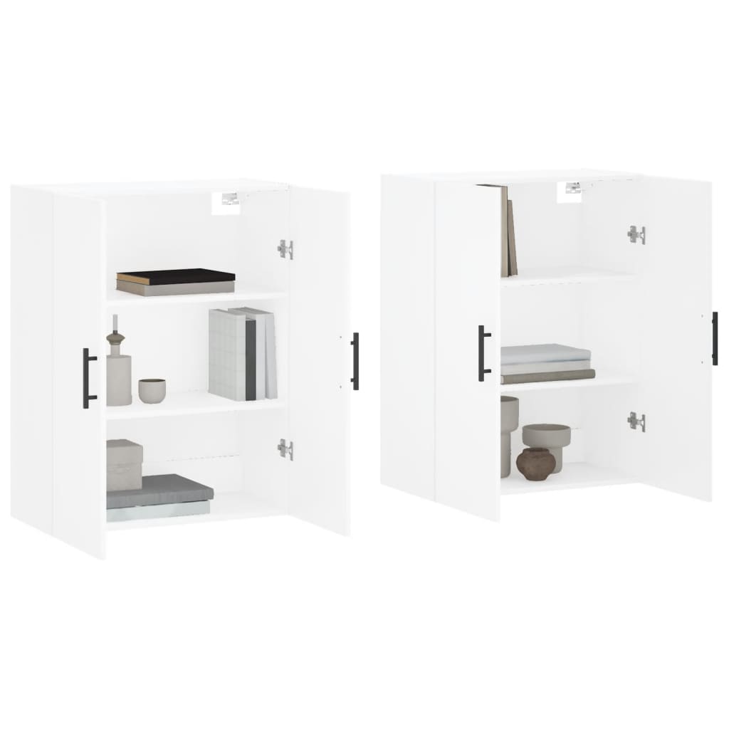 Wall Mounted Cabinets 2 Pcs 69.5X34X90 Cm