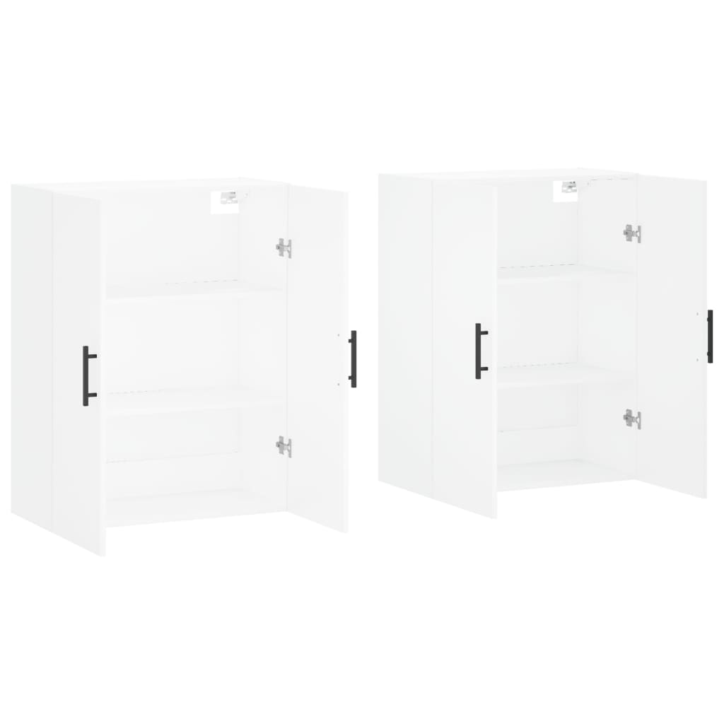Wall Mounted Cabinets 2 Pcs 69.5X34X90 Cm