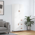 Highboard 69.5X34X180 Cm Engineered Wood