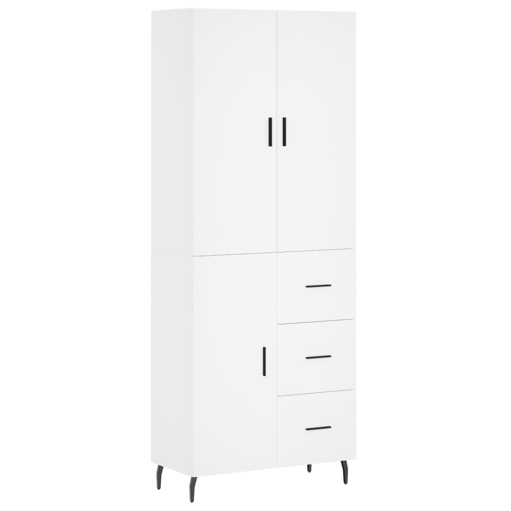 Highboard 69.5X34X180 Cm Engineered Wood