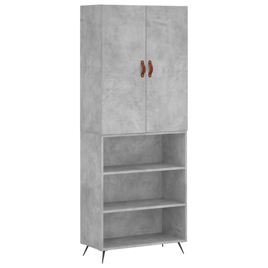 Highboard 69.5X34X180 Cm Engineered Wood