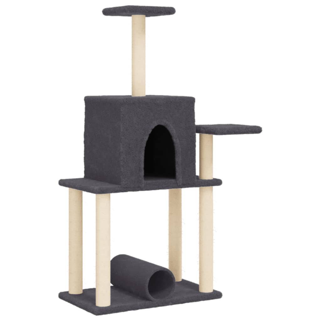 Cat Tree With Sisal Scratching Posts 122 Cm
