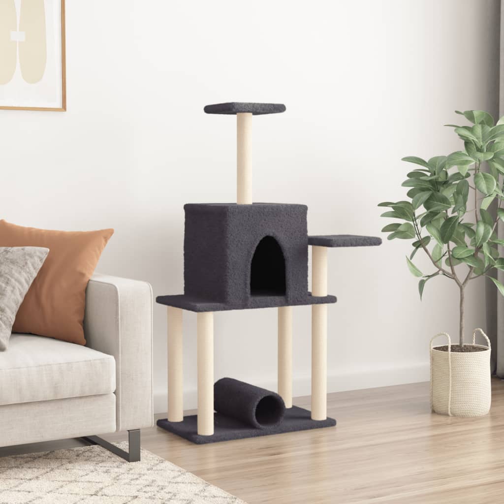 Cat Tree With Sisal Scratching Posts 122 Cm