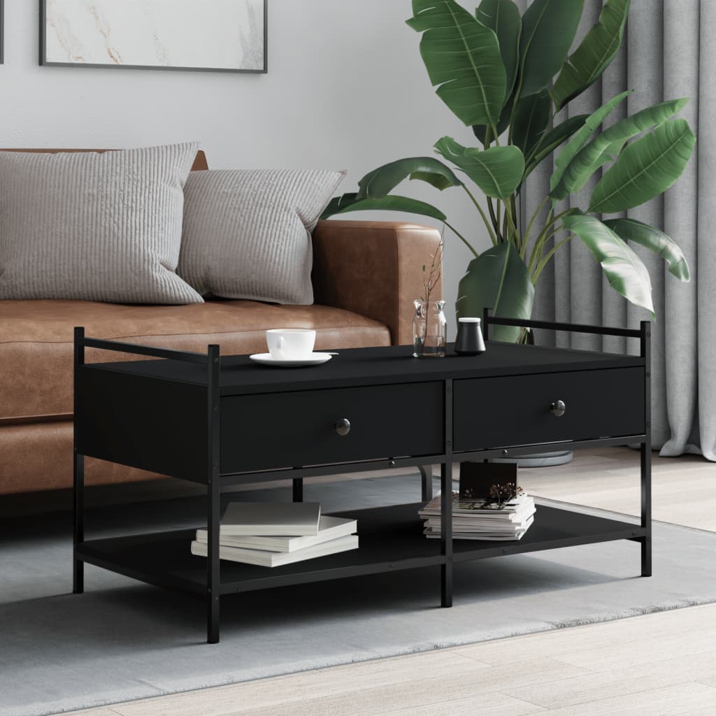 Coffee Table 99X50X50 Cm Engineered Wood