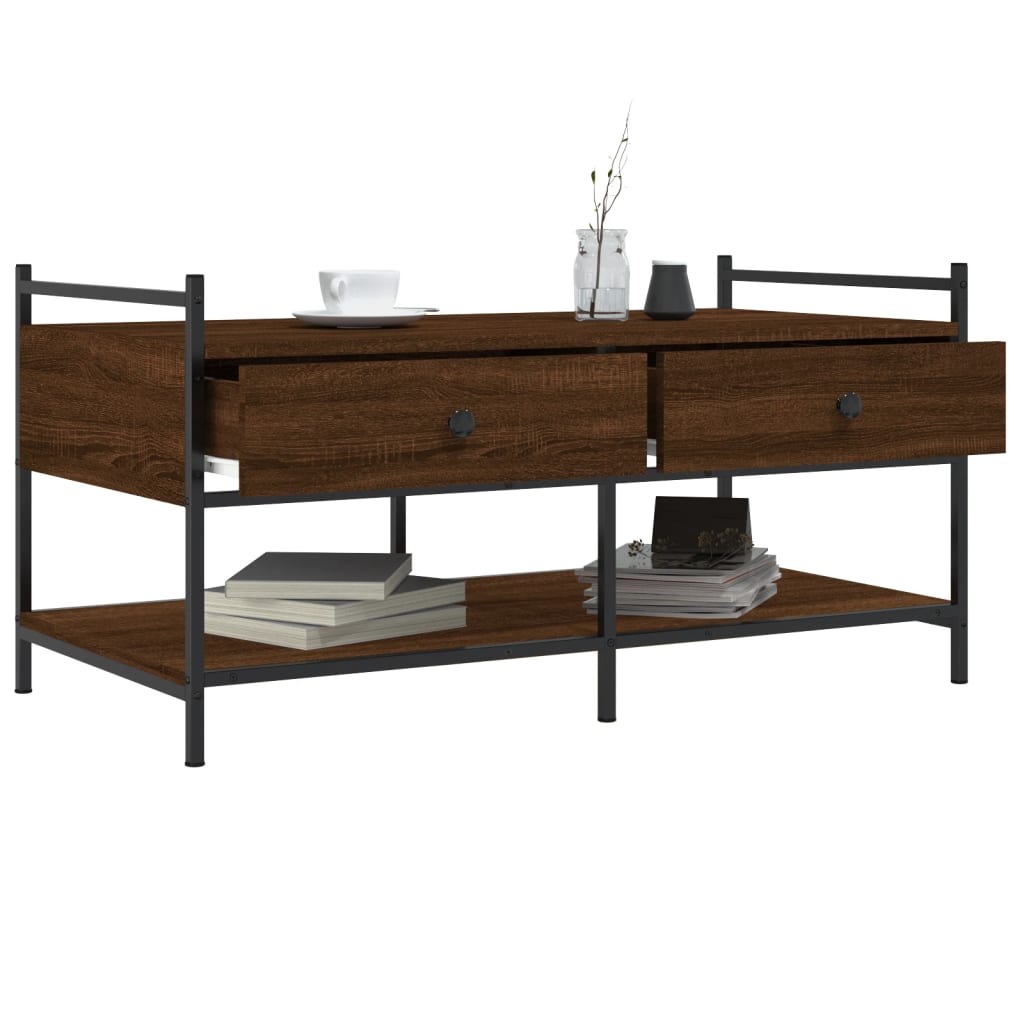Coffee Table 99X50X50 Cm Engineered Wood