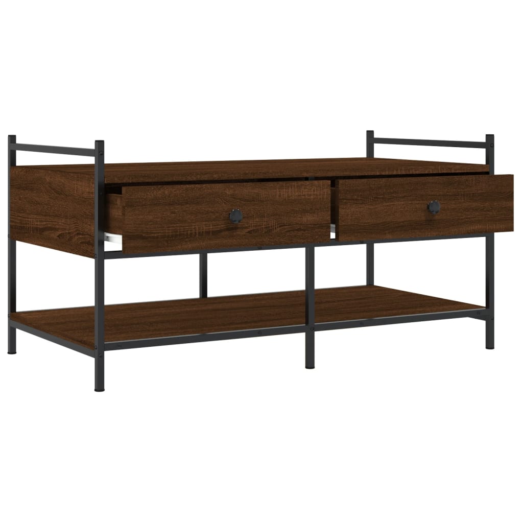 Coffee Table 99X50X50 Cm Engineered Wood