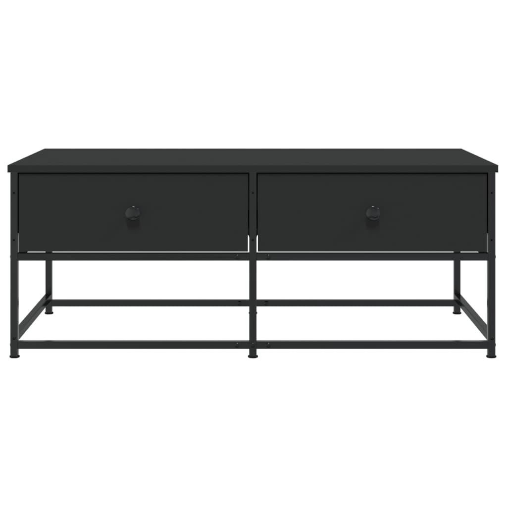 Coffee Table 51X51X40 Cm Engineered Wood Brown Oak Grey Sonoma Black Smoked Oak