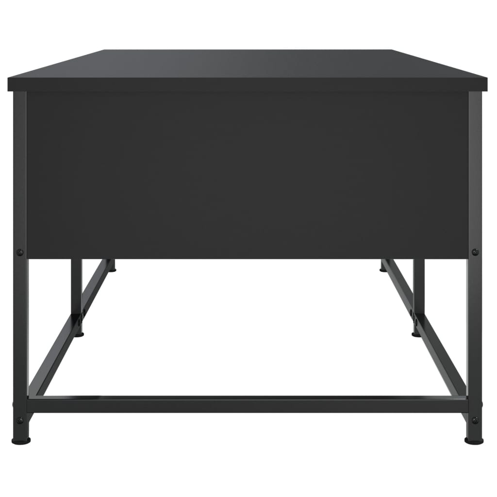 Coffee Table 51X51X40 Cm Engineered Wood Brown Oak Grey Sonoma Black Smoked Oak
