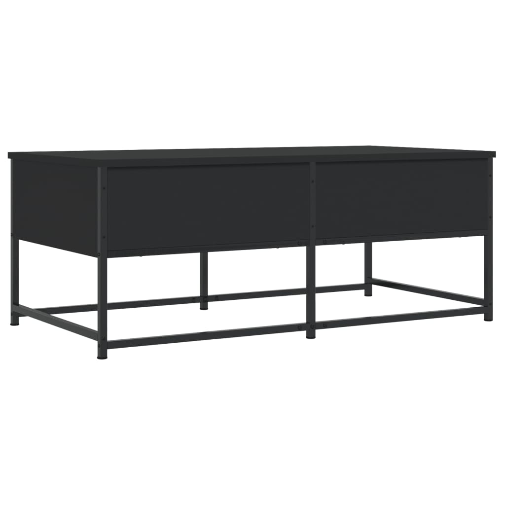 Coffee Table 51X51X40 Cm Engineered Wood Brown Oak Grey Sonoma Black Smoked Oak