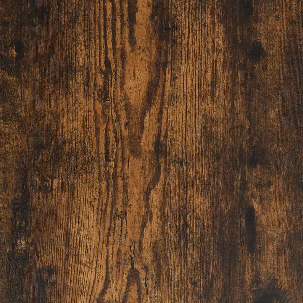 Coffee Table 51X51X40 Cm Engineered Wood Brown Oak Grey Sonoma Black Smoked Oak