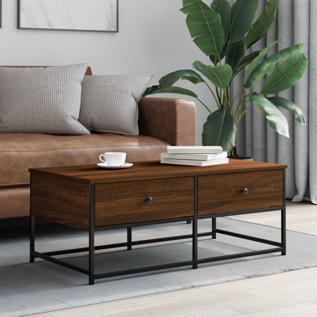 Coffee Table 51X51X40 Cm Engineered Wood