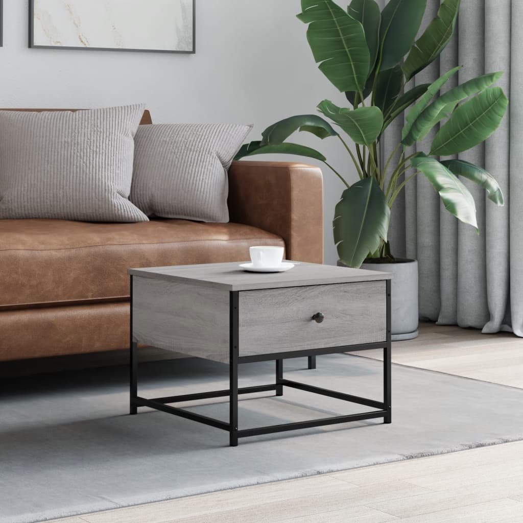 Coffee Table 51X51X40 Cm Engineered Wood